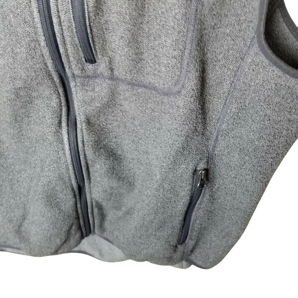 Duluth Trading Co Mens Full Zip Fleece Vest L Gorpcore Workwear Mninimalist